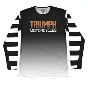 Triumph Motorcycles Gotham Performance Lightweight Long Sleeve Jersey Mens Small
